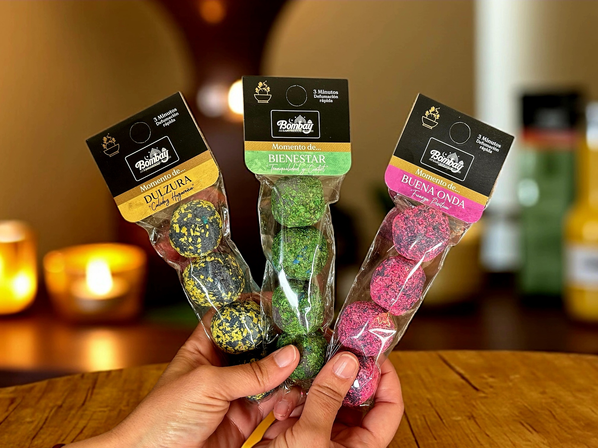 Esferas Bombay Bolsa x 4